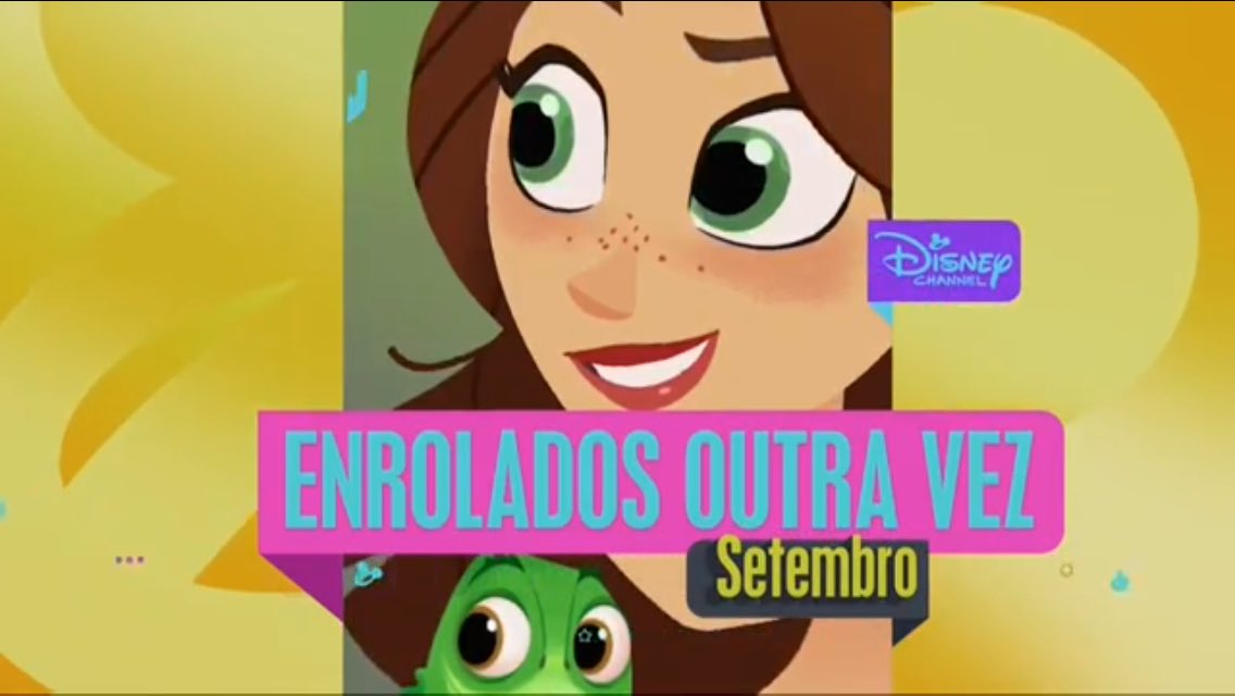 DisneyNewsBRGo's tweet photo. DATO | A nova série animada do Disney Channel #EnroladosOutraVez estreia PRÓXIMO MÊS! Não perca! https://t.co/GGlmcy3ql9