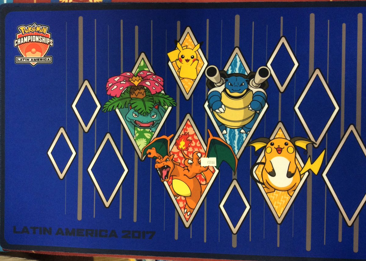 ポケモン 海外プレイマット入荷情報 LATIN AMERICA2017 ¥5880 OCEANIA