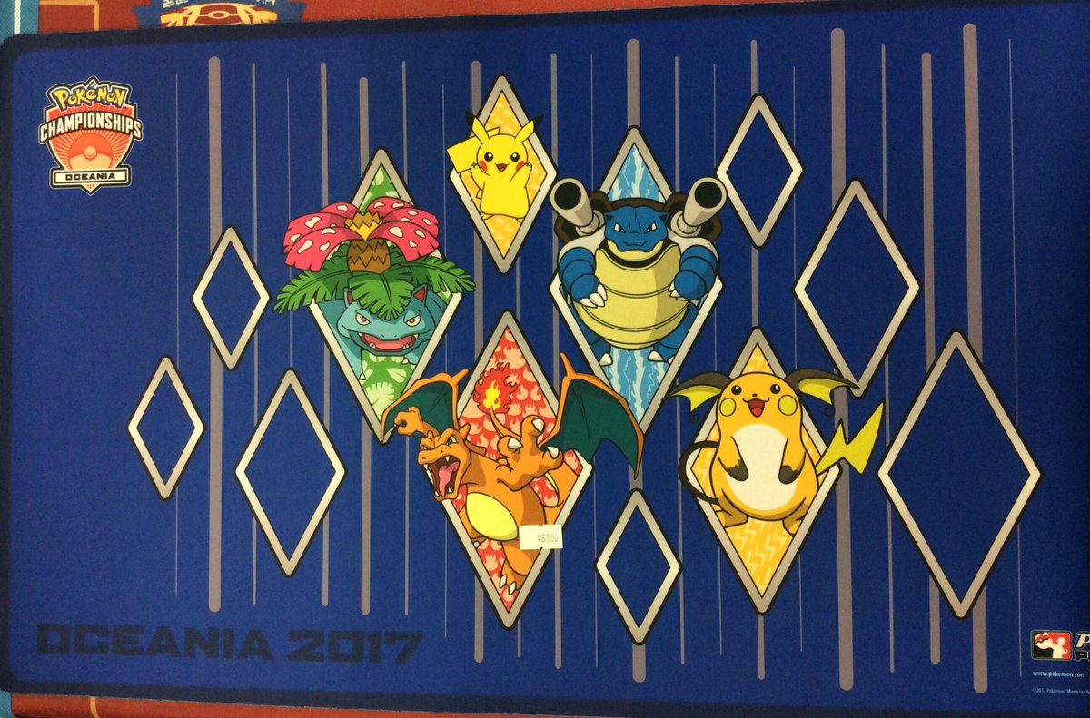 ポケモン 海外プレイマット入荷情報 LATIN AMERICA2017 ¥5880 OCEANIA