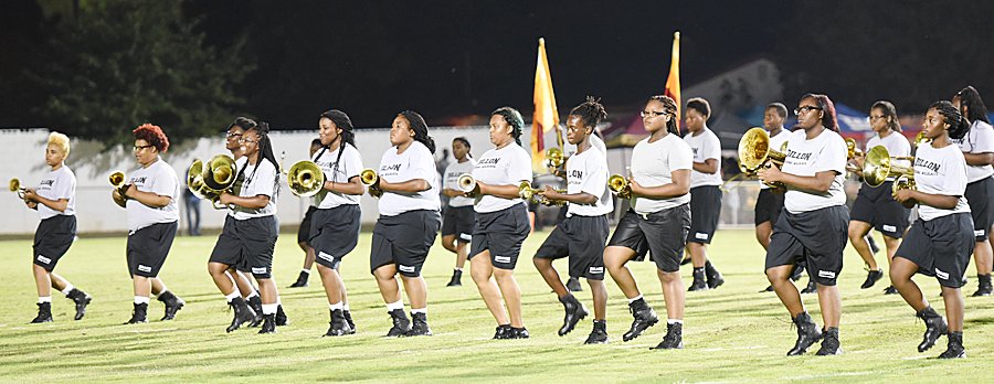 DillonHerald's tweet photo. The DHS Band. See the photo gallery by Johnnie Daniels  @DillonHerald at   https://t.co/niWC8j9g3V   #GoDillon #MarchingCats https://t.co/WEnkRB7YvG