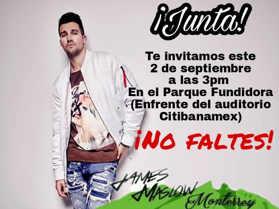 MaslowMonterrey's tweet photo. 🚨¡Ya tenemos fecha para la proxima reunión!🚨
Sera en parque Fundidora
¡Los esperamos ahi!❤
@jamesmaslow https://t.co/OUx0xlLcBy