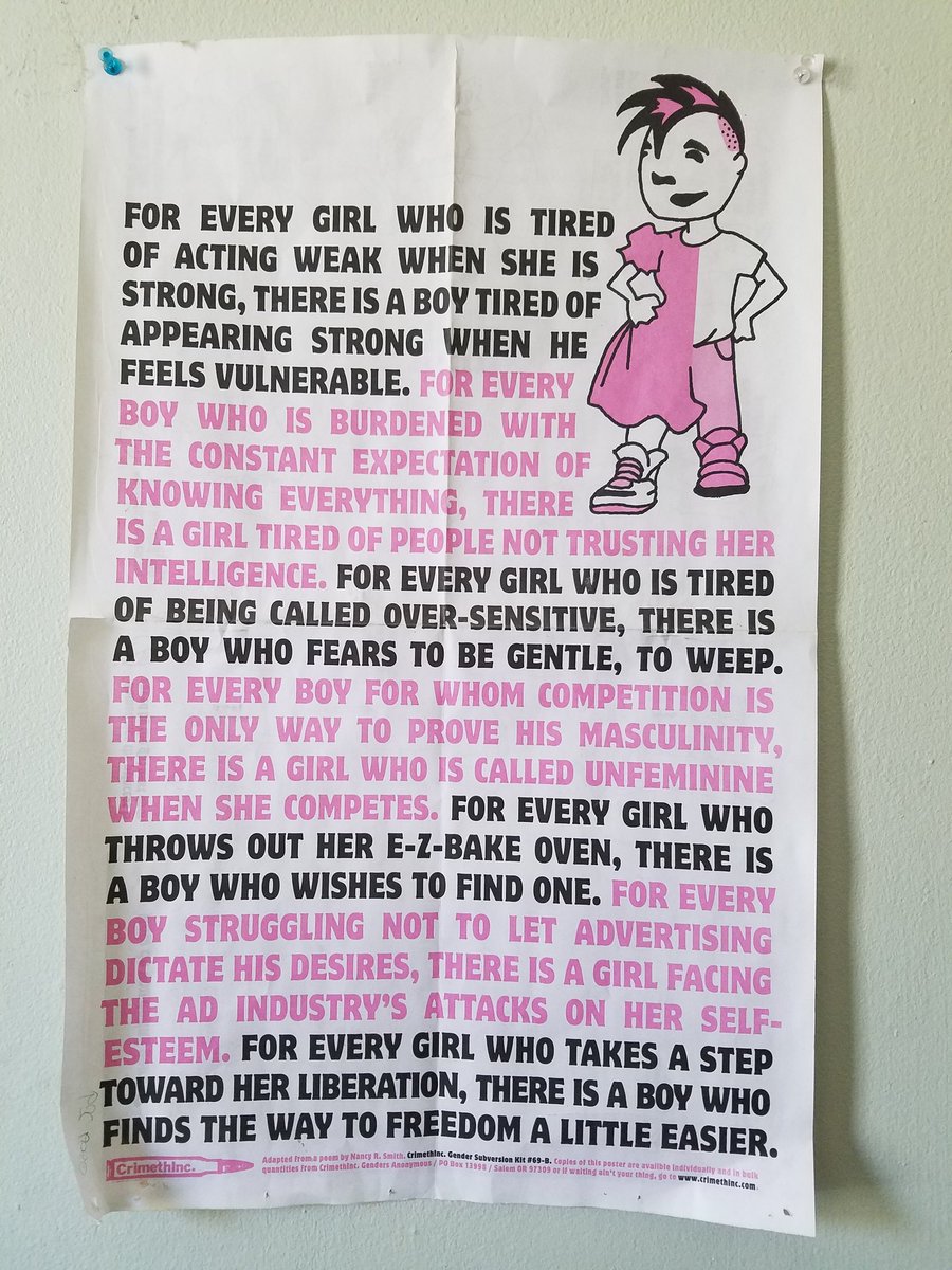 I was always that boy. Still am. Patriarchy doesn't just hurt women. We should all be in this fight together.
(h/t <a href="/DanielleMuscato/">Danielle Muscato (she/her)</a>)