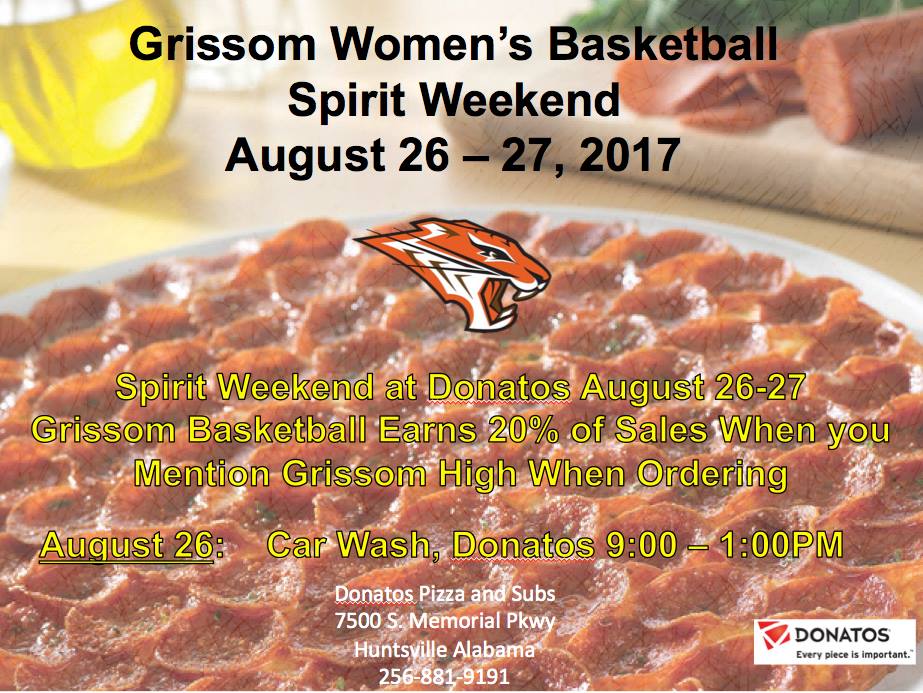GrissomPTSA's tweet photo. Support Lady Tiger Basketball
DONATOS Pizza Saturday AND Sunday
Car Wash Saturday 9am-1pm in their parking lot
#ONEtiger...ManyStripes https://t.co/ATry6je0LX