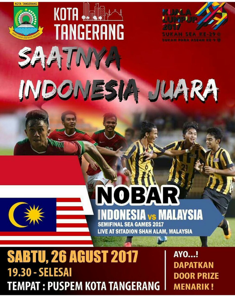 mata_kota's tweet photo. Malam ini Nobar Indonesia vs Malaysia pukul 19.30 @ puspem @Kota_Tangerang @tng_tv @MI_Tangerang @SU_Tangerang @area_tangerang https://t.co/DgRfM4zm5x