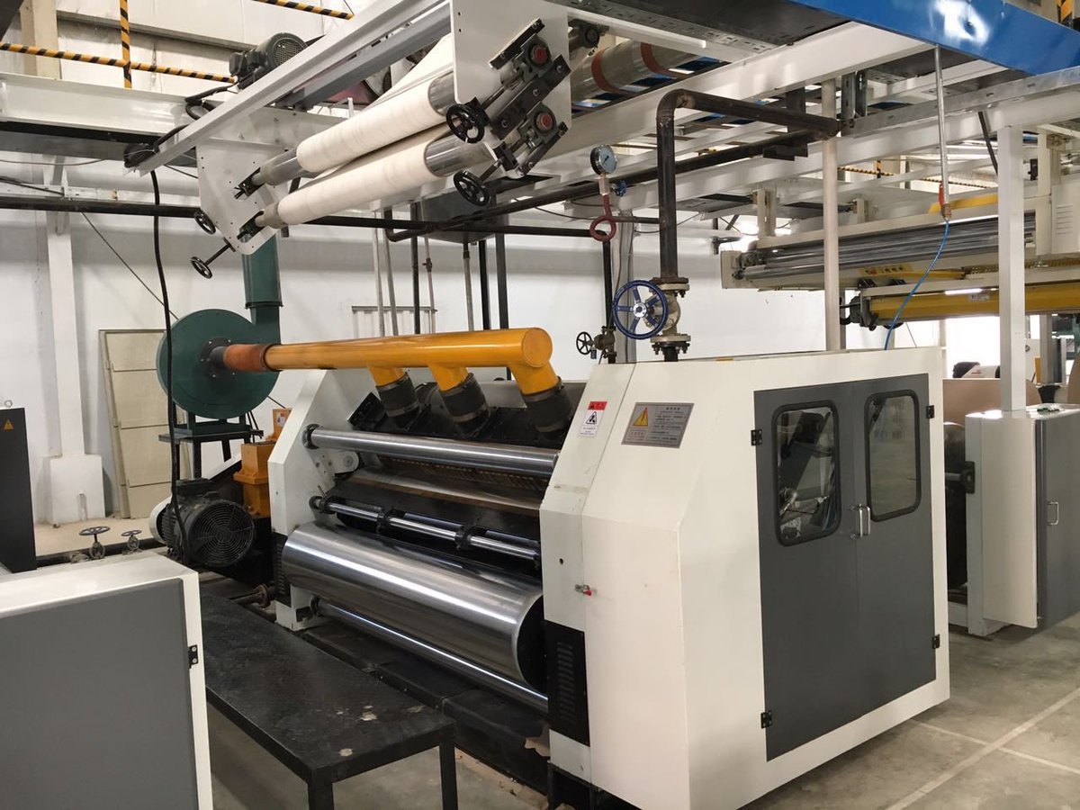 Modular type single facer corrugation machine 
and common fingerless type