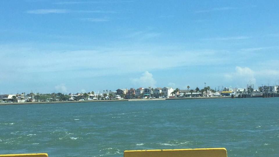 Southrn_redhead's tweet photo. View from the ferry coming into port A just shout a month ago. Many of these places will no longer be there. #HurricaneHarvey https://t.co/SdxqYcaa9o
