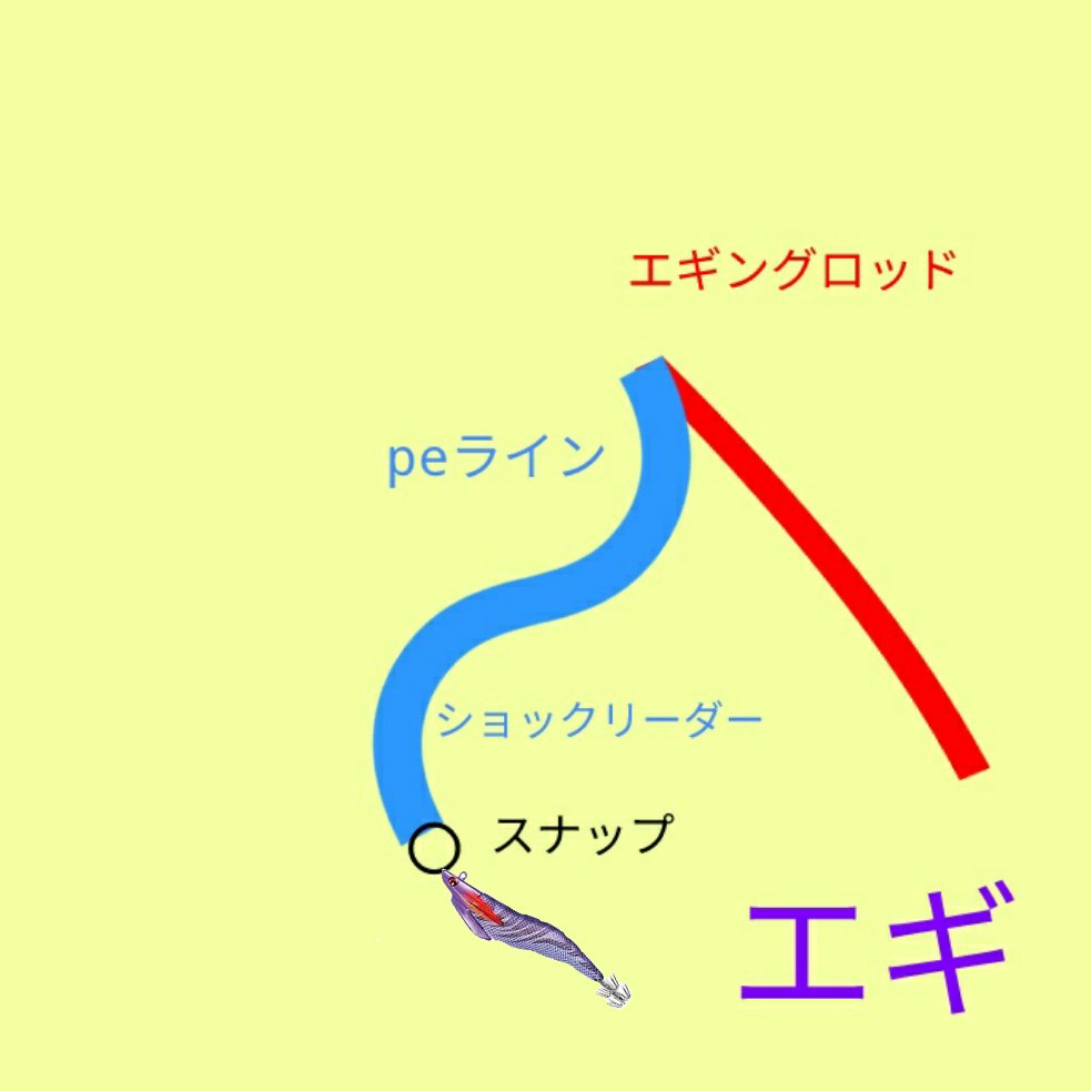 歩く魚図鑑 على تويتر エギングについて紹介します イカ釣り エギング タックル紹介とその他必要な物 タックル 図 タモまたはギャフ 大物 たまに魚が掛かる 締める道具 ジップロック 釣ったイカを入れる ペンチ プライヤー エギの針が曲がる事があるので