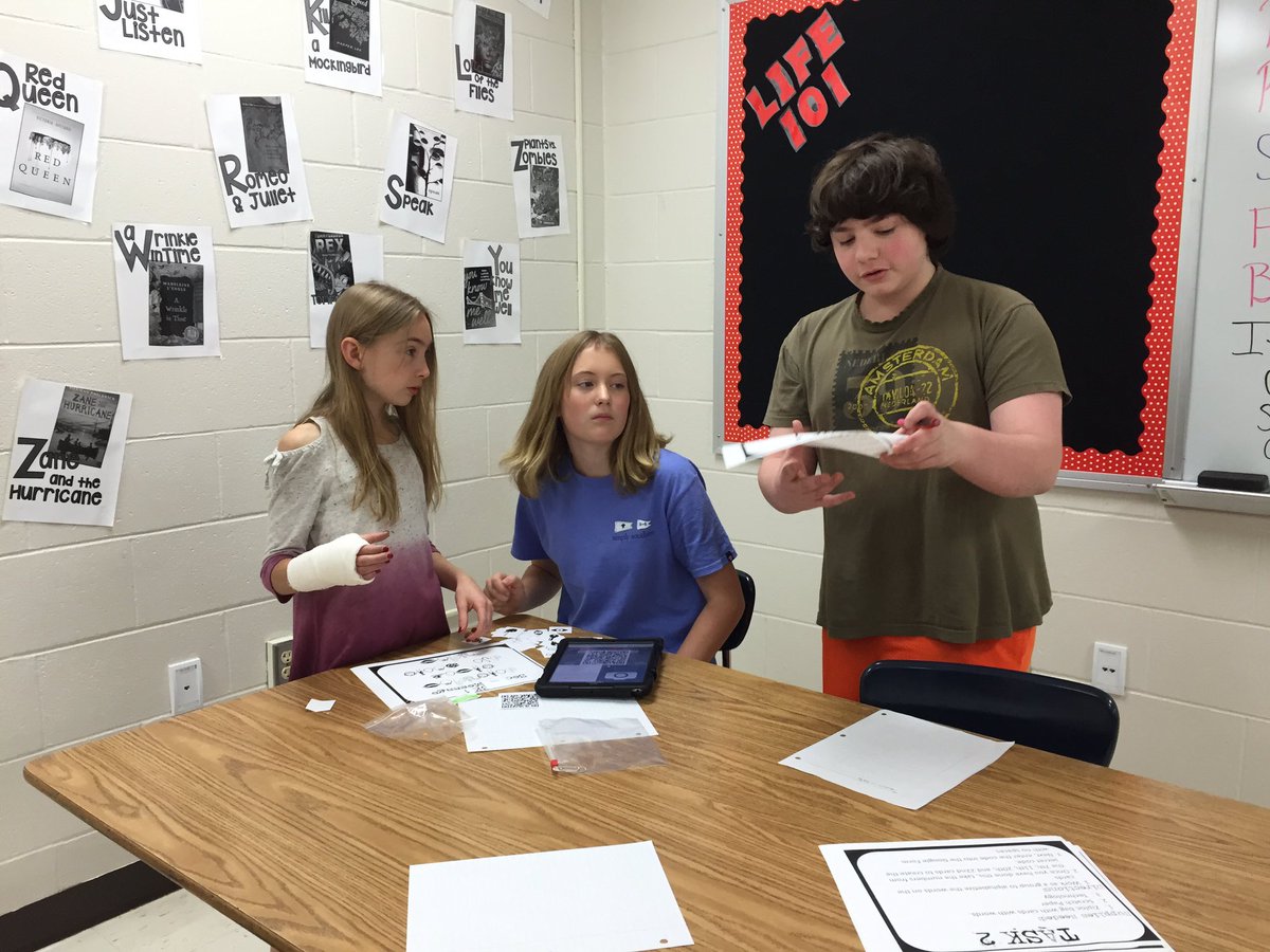 drutherford_wms's tweet photo. Voyagers completing a cooperation escape activity #tigerswms #wmsvoyagers https://t.co/HH3xccByP8
