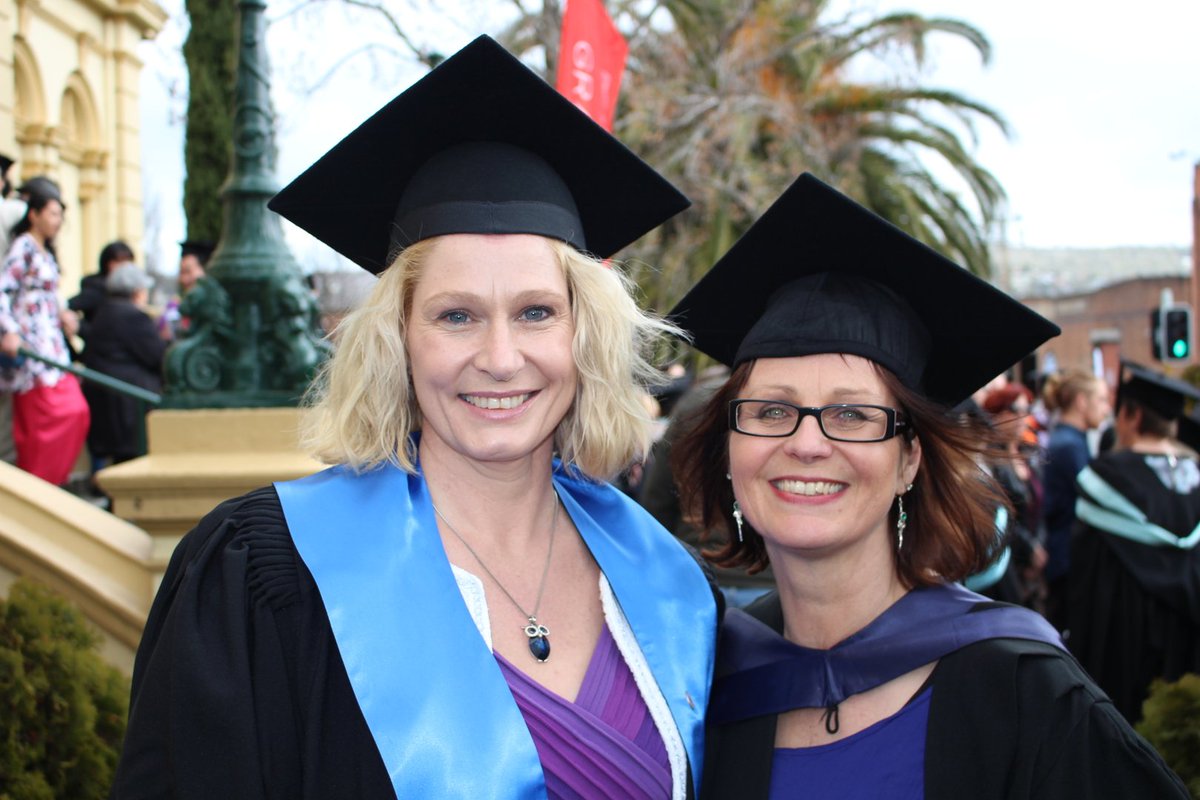 UTAS_'s tweet photo. Well done to grads Kylie Baumback and Janine Brown! #grads2017 #utasgraduation https://t.co/q83iSsWv8H