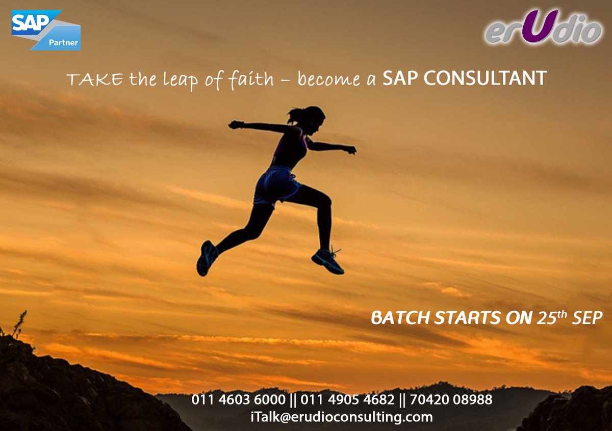 erudioeducation's tweet photo. Get #global recognition with #sap #certification at #erudio https://t.co/Lspk7jWtKN