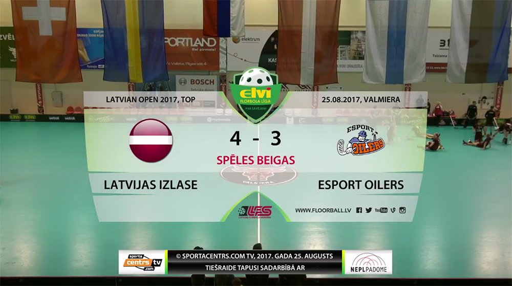 VIDEO > Highlights > Latvia - <a href="/EsportOilers/">Esport Oilers</a> (4:3) 25 Aug #LOfloorball #floorball #florbols youtu.be/X7_jo1zax0Q