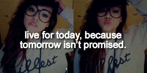 SmileSwag6's tweet photo. #Live for #today because #tomorrow isn't #promised https://t.co/78KmaM2Kx1