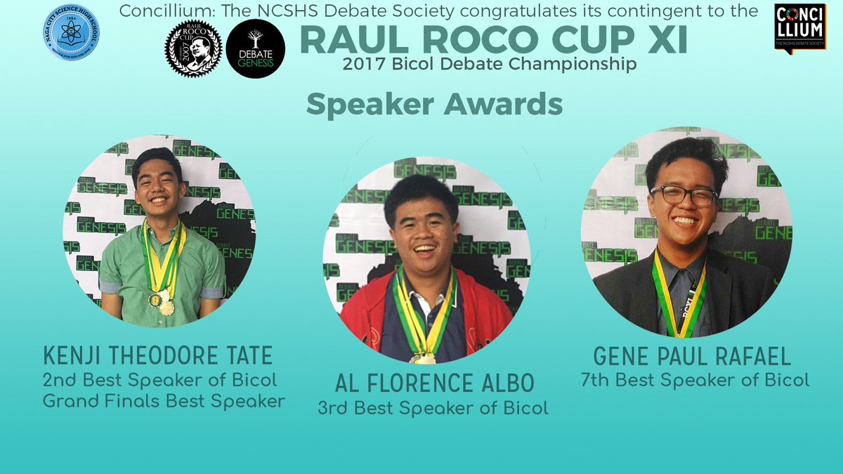 NCSHSDebSoc's tweet photo. NCSHS are once again the Roco Cup Champions! Congratulations to the Concillium for bagging awards in Roco Cup XI! #LabanSayans ++ @0107Kyle https://t.co/3xeGlKfWlo