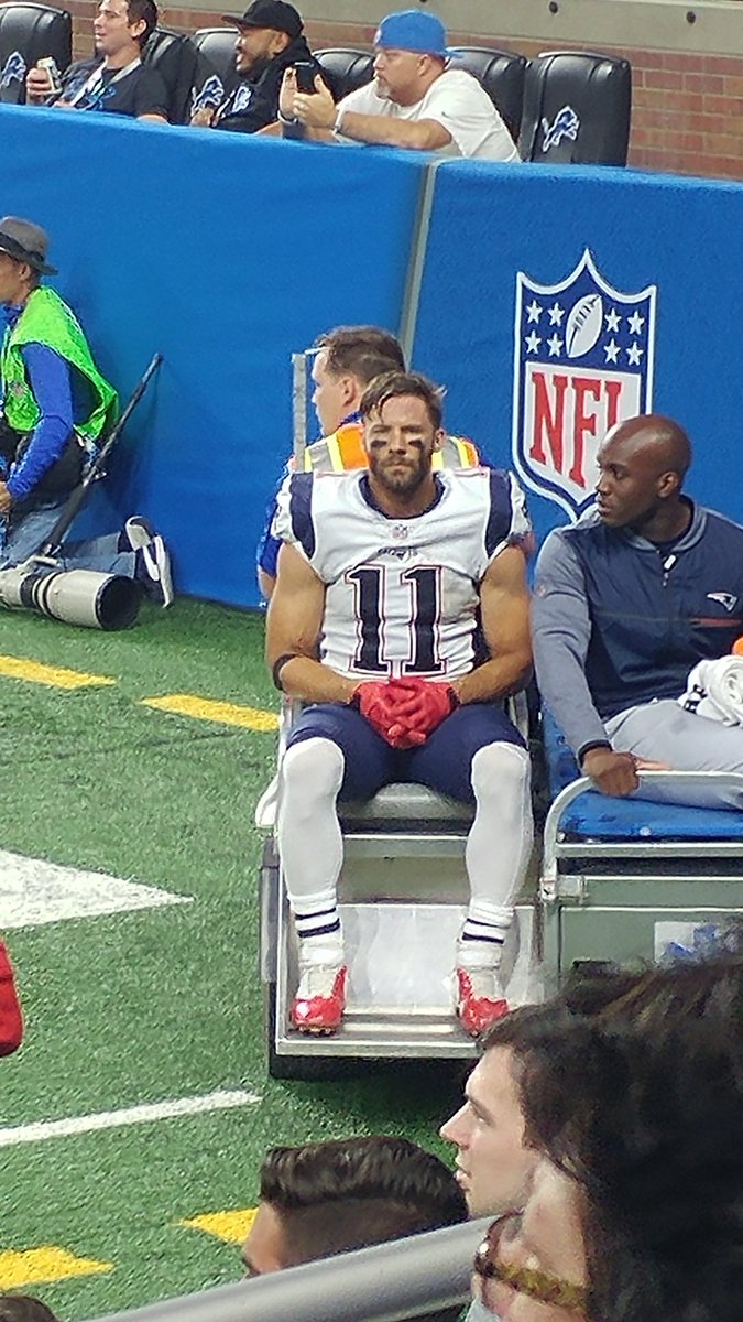Tough break <a href="/Edelman11/">Julian Edelman</a> you were on🔥last night prayers to a speedy recovery #BlitzForSix