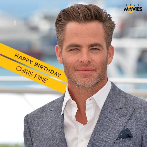 Happy birthday to the devilishly handsome, Chris Pine! 