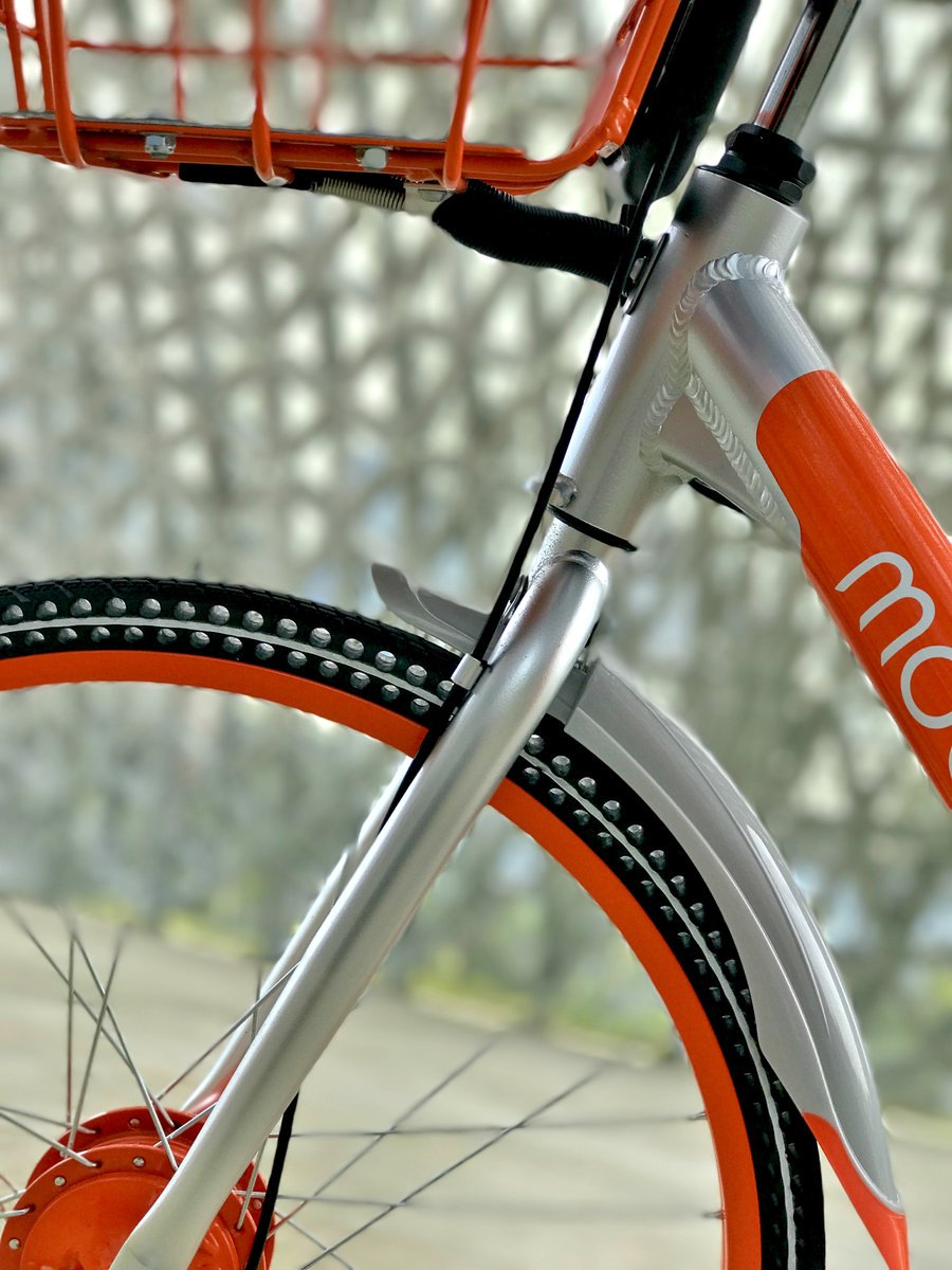 Mobike's tweet photo. #PunctureFree tyres mean you have even less chance of being late to that meeting by @Mobike https://t.co/fb5sLiBnkM https://t.co/NSRWkcgLvV