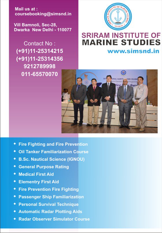 sri_ram_marine's tweet photo. #STCW2010
#STSDSD
#PersonalSurvivalTechniques
#PersonalSafetyandSocialResponsibility
#ElementaryFirstAid
#FirePreventionandFireFighting https://t.co/Jxee1LeWYo
