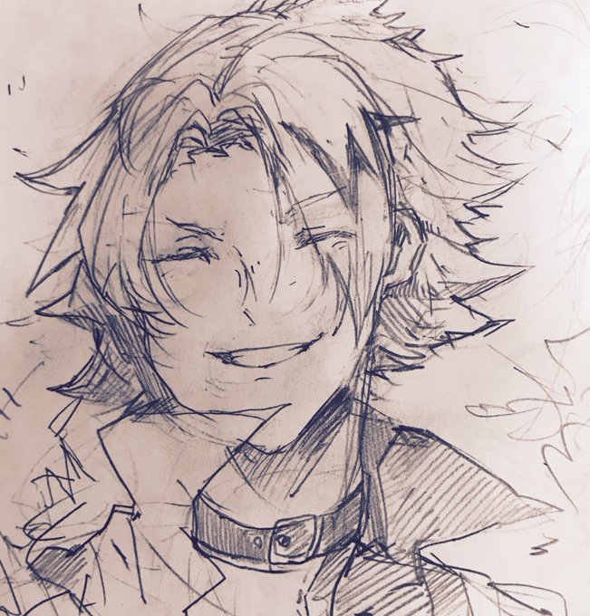 上鳴くん落書き 