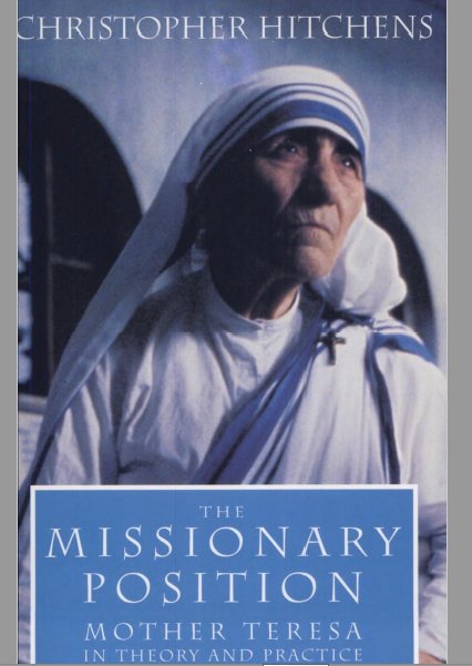 GreatHeretic's tweet photo. @Javedakhtarjadu Self styled #MotherTeresa
#TheMissionaryPosition #Hitchens https://t.co/qyhdF0Akiz