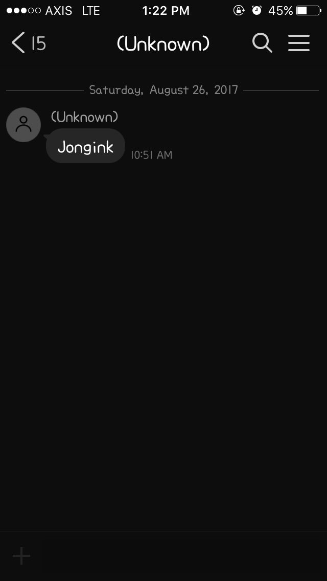 ROLETOSLAY's tweet photo. Ngechat tapi langsung unknown. Bukan member gue. @jongink https://t.co/7ZkbBrycsG