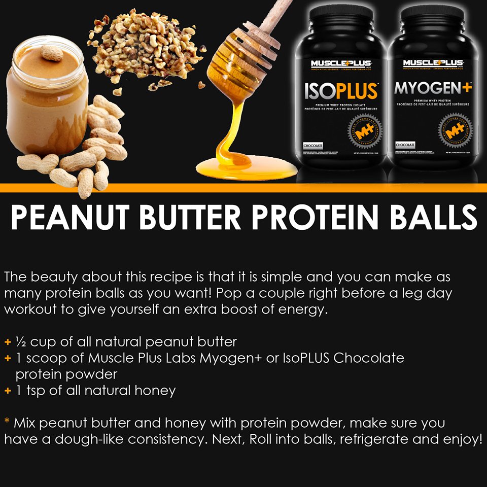 Musclepluslabs's tweet image. Recipe Thursday - Peanut Butter Protein Balls
#yummy #musclepluslabs #myogen #isoplus #fitspo
#protein #whey #befit