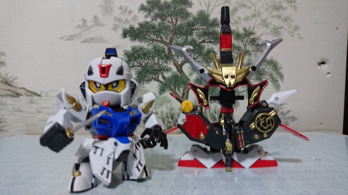 クロノ ガンダムに心奪われた Auf Twitter 武侍丸 完成 Legendbbストライク劉備とニコイチ ちゃんと声援背具 エールパック にもできるよ 戦士 武侍丸