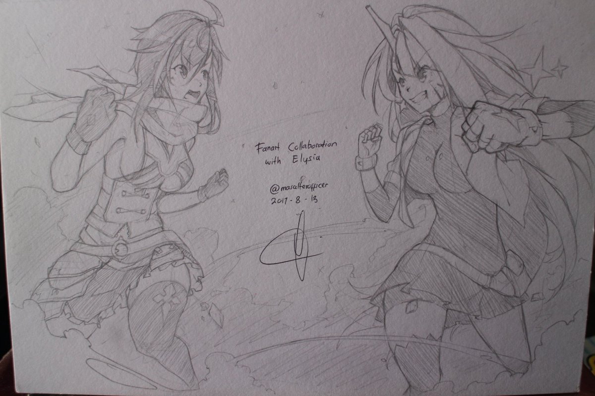 I left my notebook &amp; tablet at home, fortunately I brought a sketchbook there. I was away for about a month and more ? 