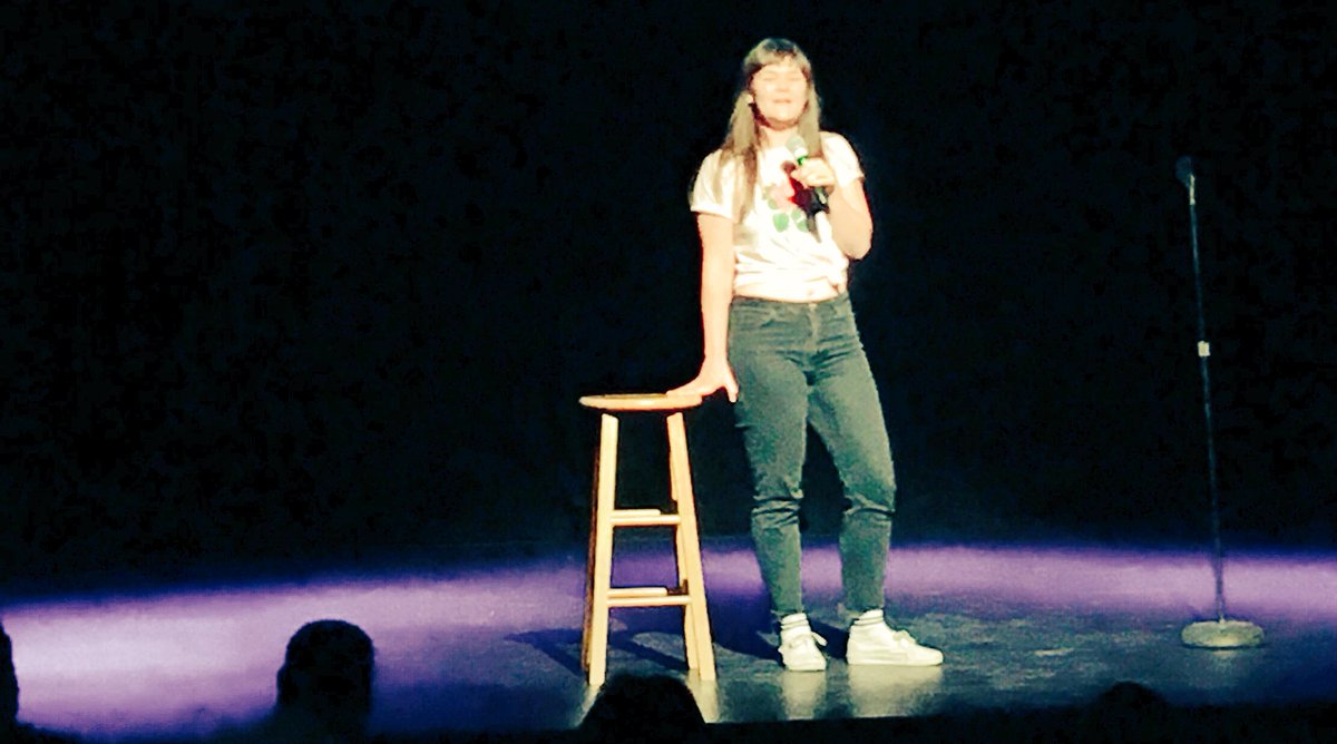 PaulEnglishhack's tweet photo. Of all my favourite things about #Winnipeg's #Oddblock comedy fest,
@sara_hennessey was my favourite favourite @oddblockfest @TourismWPG https://t.co/VQRdL7dawD