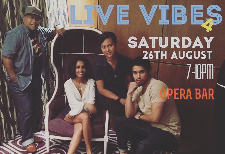 devadrums's tweet image. TONIGHT Saturday 26th August LIVE VIBES4 7-10pm @Opera Bar, Sydney Circular Quay... come on down!