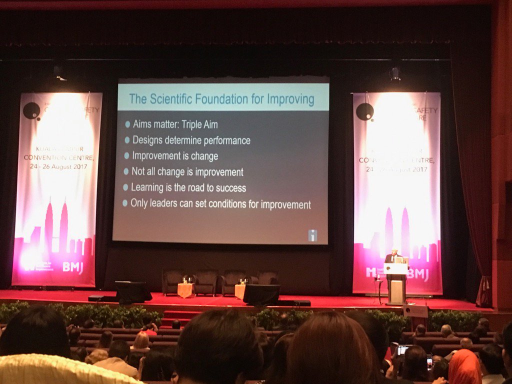 RCPath's tweet photo. RT @docandrewj: #Quality2017 Don Berwick lists some of the scientific factors that lead to quality improvement https://t.co/vynLkKMmFu