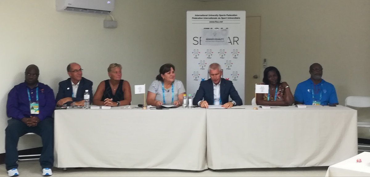 ghosh_annesha's tweet photo. Covering the 10th edition of the @FISUnetwork Gender Equality Round Table at @Taipei2017 #FISUYRP #GECTaipei #Universiade #SUTaipei2017 https://t.co/mVnZoEYrQG