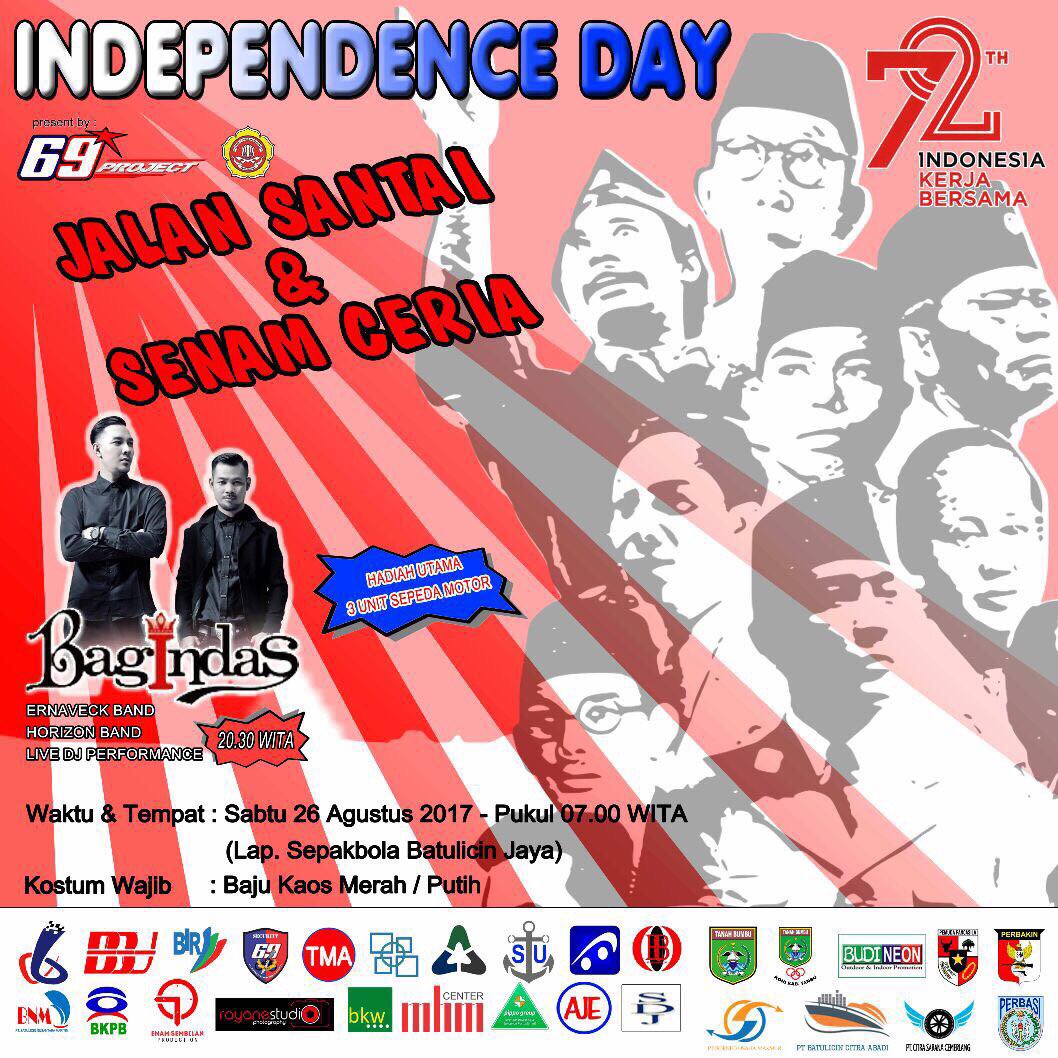 Malam ini 20.30 WITA di Lapangan Sepak Bola Batulicin Jaya #100%Cintaku #Meriang #AkuPastiTahu #BilaBenarSayang