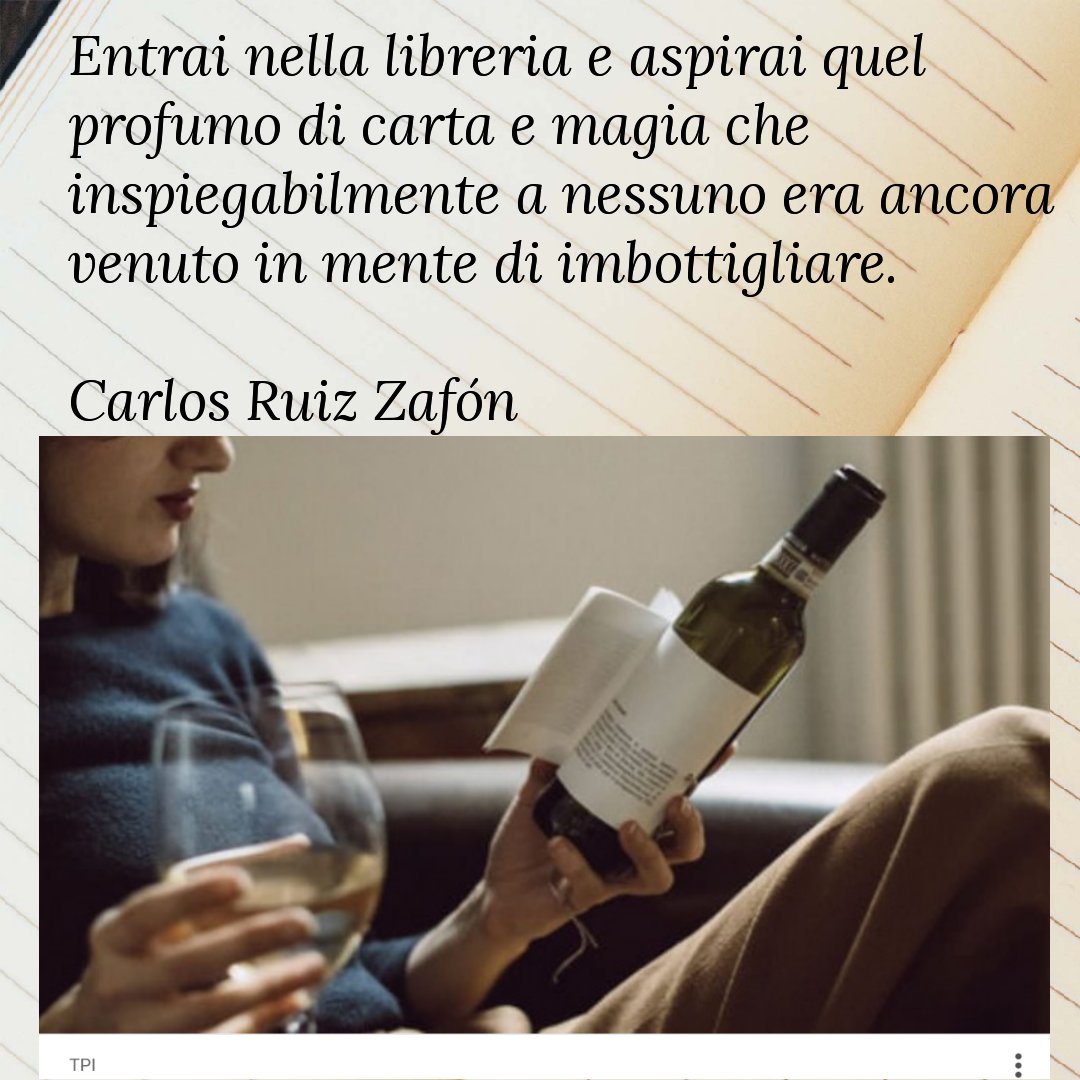 Barbaramaste's tweet photo. #vivalaLettura #messageinabook
Inspiegabilmente a nessuno era ancora venuto in mente di imbottigliare
Zafรณn https://t.co/KCXFniHBbd