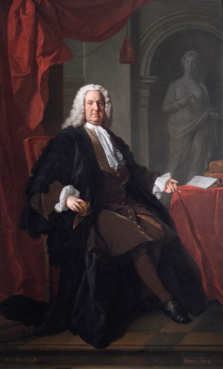FoundlingMuseum's tweet photo. #FoundlingFact This painting shows Dr Mead, the King's physician, who also over-saw the health of children at the Foundling Hospital. https://t.co/u5YWdeNI71