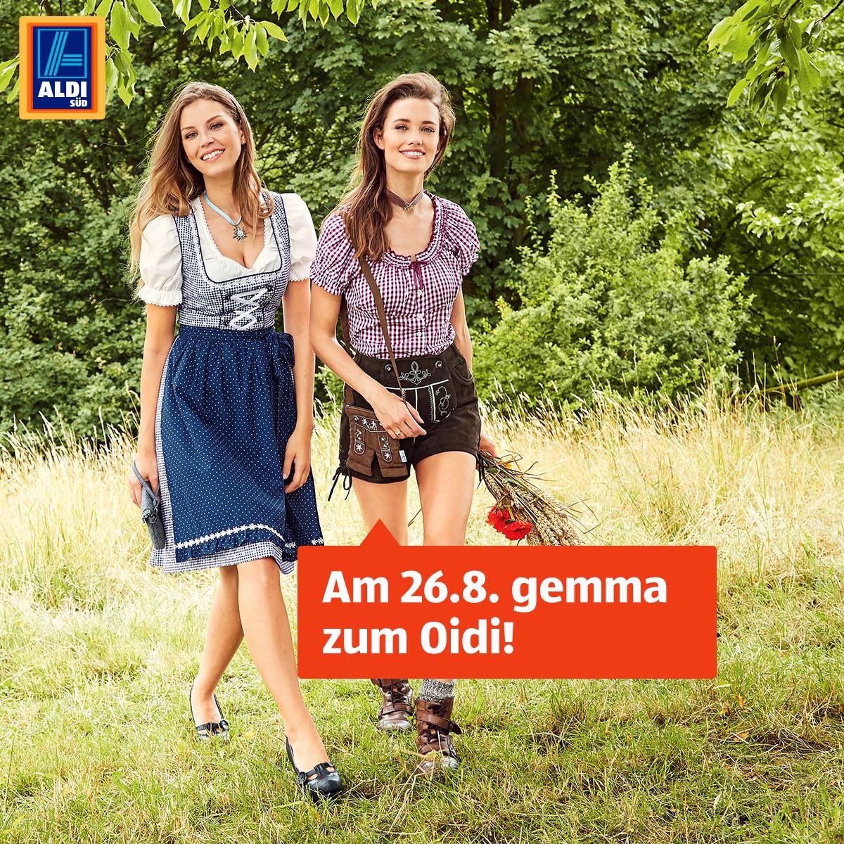 TweetSechzig's tweet photo. Den Werbetexter und seine Agentur solltet ihr verklagen #aldi !! #Oidi dürft das Dialektverbrechen des Jahres sein... https://t.co/JjB3FLQ2iP
