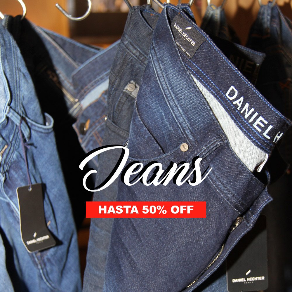 danielhechterar's tweet photo. Especial #Jeans
Llevalos con hasta 50% OFF en todos los Locales &amp; E-shop
https://t.co/Ol8TCICPoV  #SuperSaleDH https://t.co/XV65xzmSWa