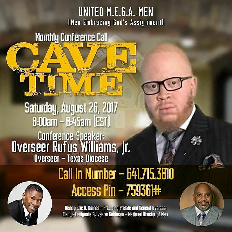 UnitedCovenant's tweet photo. CAVE TIME starts NOW! Join us in prayer by calling (641) 715-3810 PIN: 759361#. #UnitedMEGAmen #United4Change #Convocation #UnitedNHC2018 https://t.co/KlgoTDgVrs