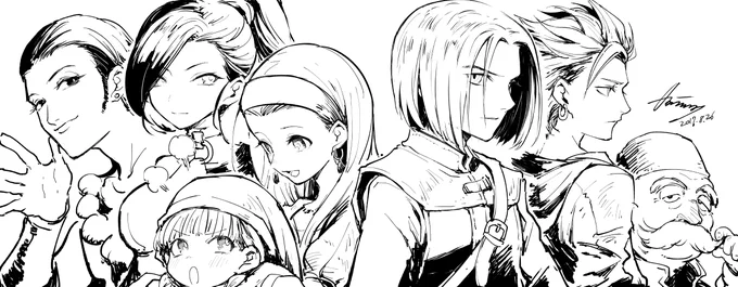 ラクガキ。 #DQ11 
