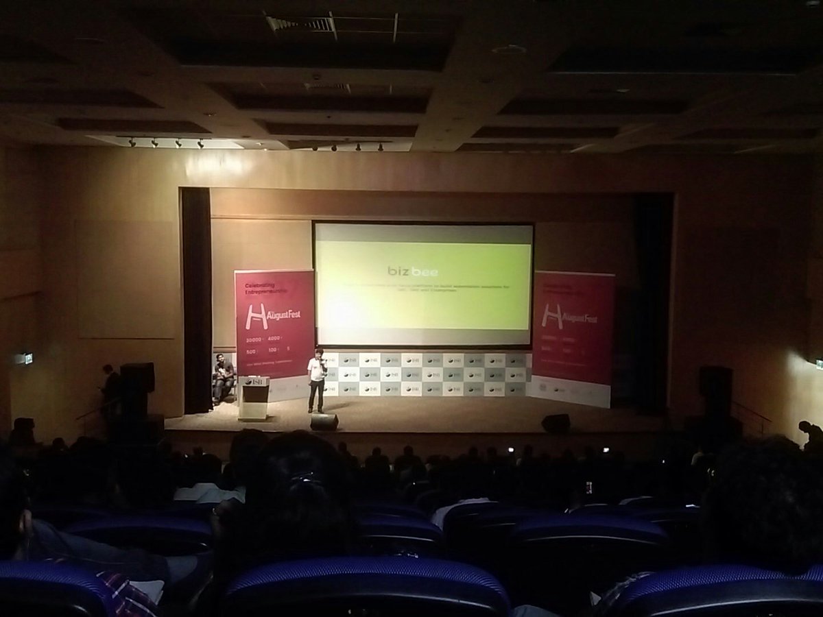 rishabhtotala's tweet photo. Nice work.👏
#bizbee @TheAugustFest 
#TheAugustFest
#ScaleupFestival 
#StartupIndia https://t.co/Kjxg7k5pXg