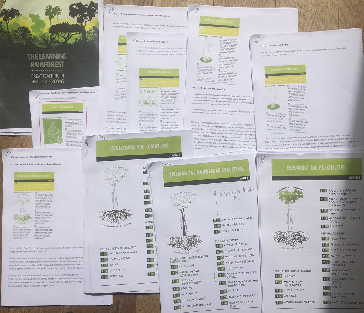teacherhead's tweet photo. The Learning Rainforest @learnrainforest first draft completed. 90K words - hopefully words of wisdom. Published in Oct/Nov with @JohnCattEd https://t.co/zlH8kKZ5yd