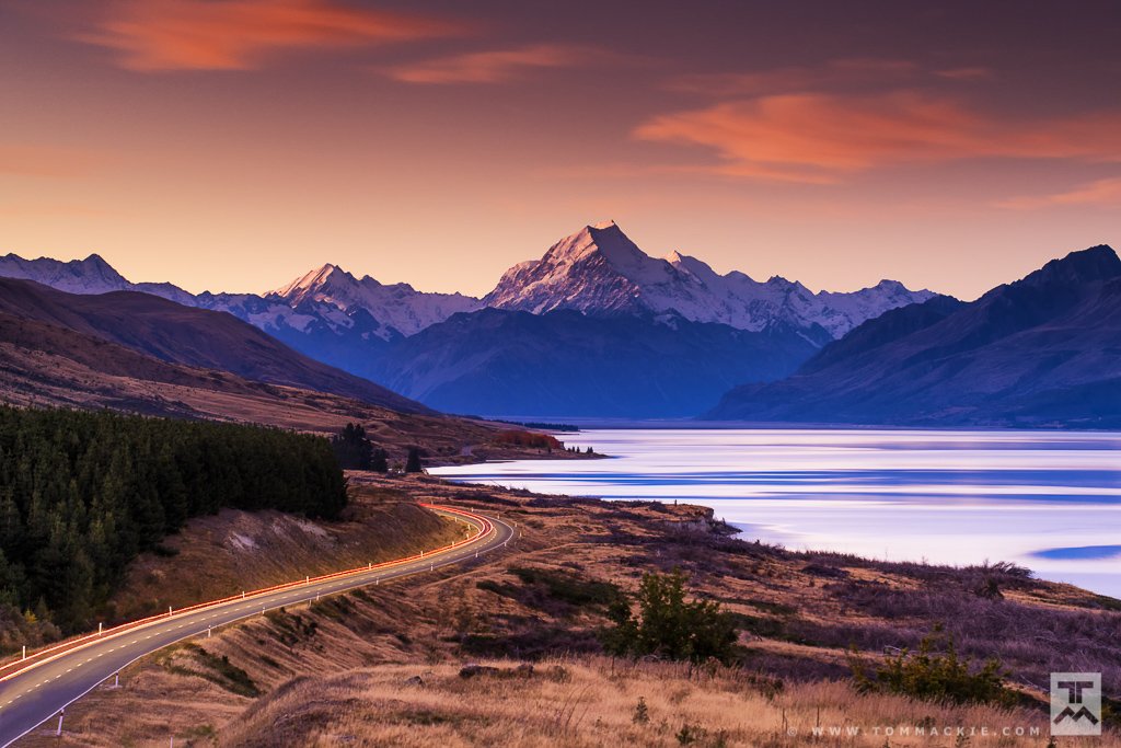 Mt Cook &amp; Lake Pukaki, New Zealand