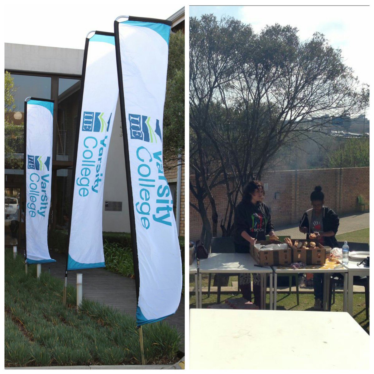 Varsity_College's tweet photo. VC Open day is in full swing at the #VCWaterfall campus. Come to see a student advisor and grab a free boerie roll #VCOpenDay17 https://t.co/Lwurgata0G