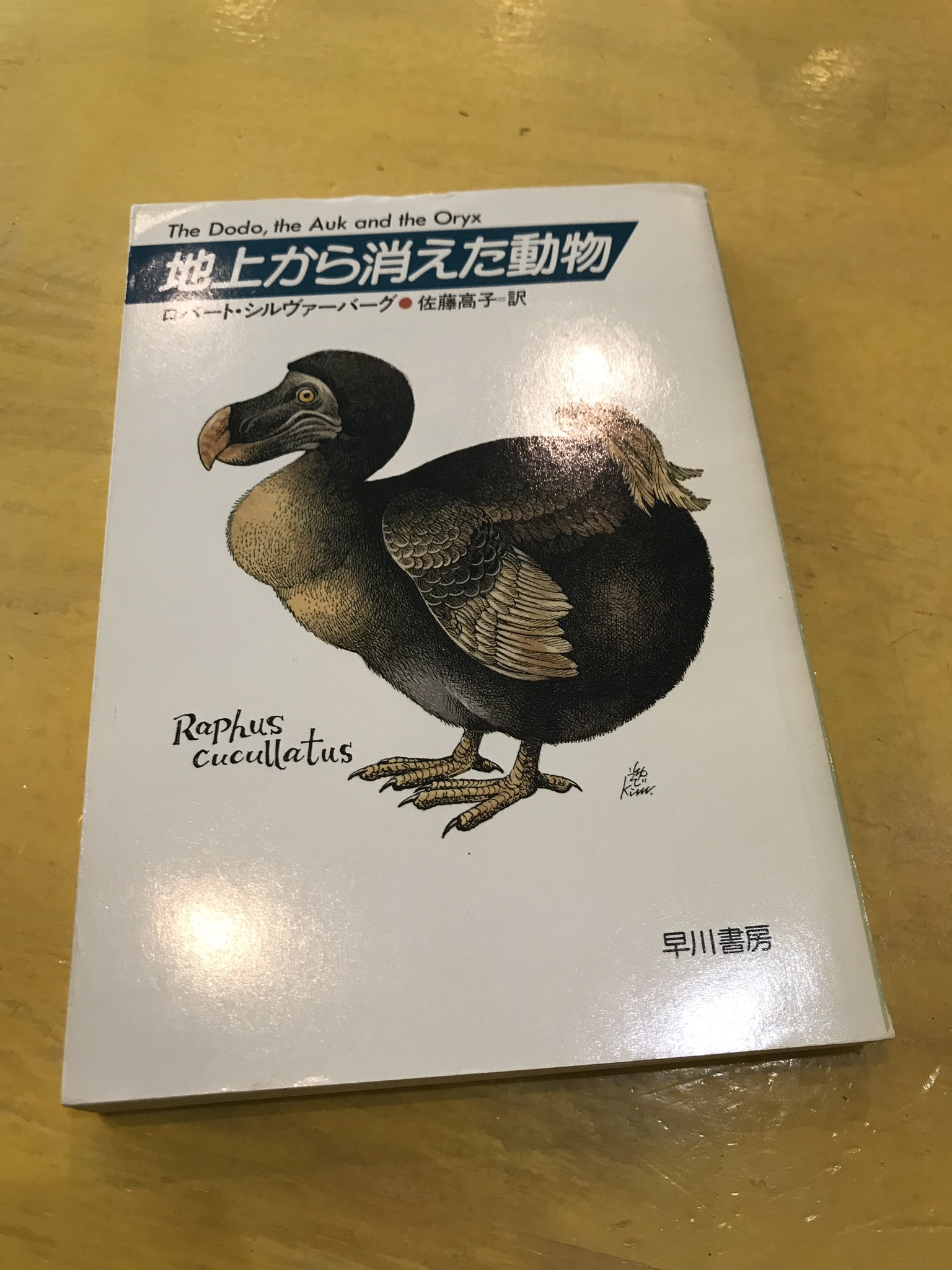 あきばっくす Auf Twitter 内死 に続いて同じくロバート シルヴァーバーグの 地上から消えた動物 を発掘 今話題のドードーが表紙 一番面白いのがミロドン 絶滅種のオオナマケモノ の毛皮の発見記録が詳細に書かれているところ 近世まで生存していたという説