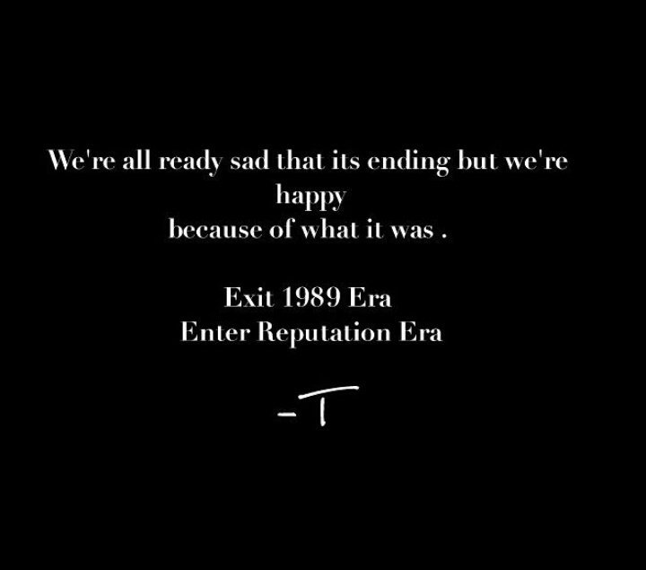_REPUTATIONTOUR's tweet photo. Exit 1989 ✋
Enter Reputation 🐍

#Reputation 

@taylornation13 @taylorswift13 https://t.co/iKNB7oSsBT