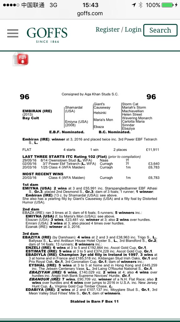 Arazi75's tweet photo. @Arazi75 congratulations to connections of @goffs Grad Embiran on success in the big race here in Yulong. #GoffsGraduate https://t.co/YzZNsQ4hcU