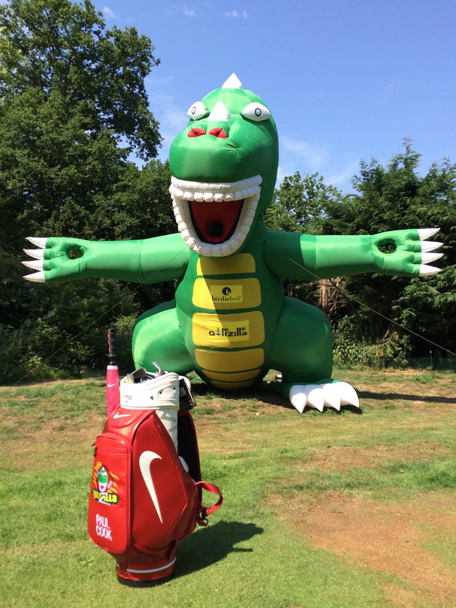 Golfzilla is in residence at the Willows European Seniors tour event at Hanbury Manor GC this weekend!