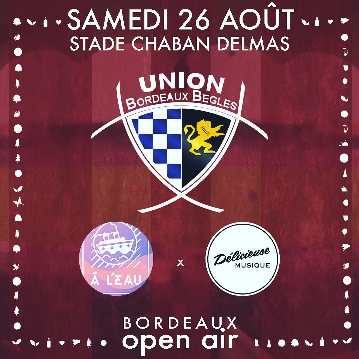 Ce soir c'est à Chaban que ça se passe ! Avant de belles surprises demain au #JardinPublic de <a href="/Bordeaux/">Bordeaux</a> 😉🏉

<a href="/UBBrugby/">Union Bordeaux Bègles</a> 

#ILOVEUBB #BOAxUBB