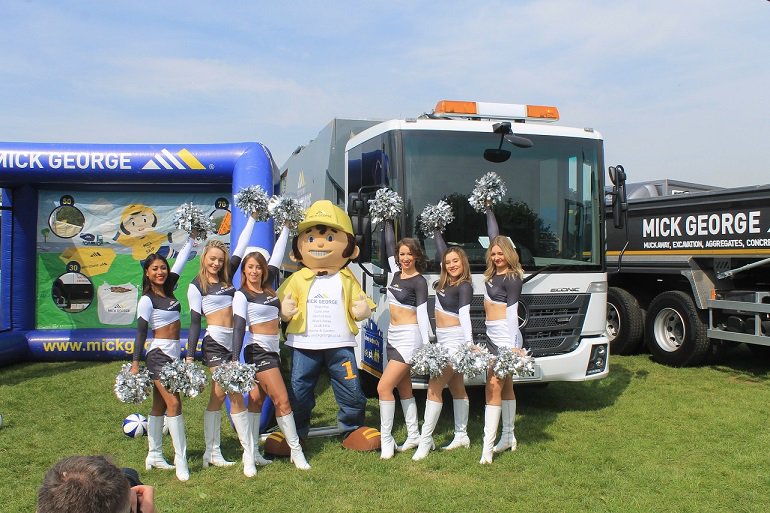 mickgeorgeltd's tweet photo. Get down to #SixfieldsStadium today as @ntfc take on @theposhofficial - 3pm kick off - We're there with our cheerleaders too! #ProudSponsors https://t.co/LqUp9YksHC
