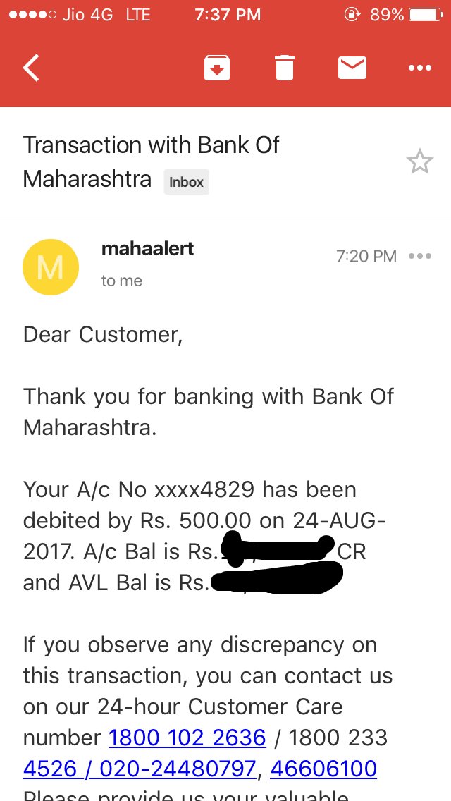 _karan_saigal_'s tweet photo. @JioCare @JioCare  @reliancejio  money has been debited from my account but  there  is no confirmation msg recieved resolve this issue ASAP. images https://t.co/h9nByqZIna