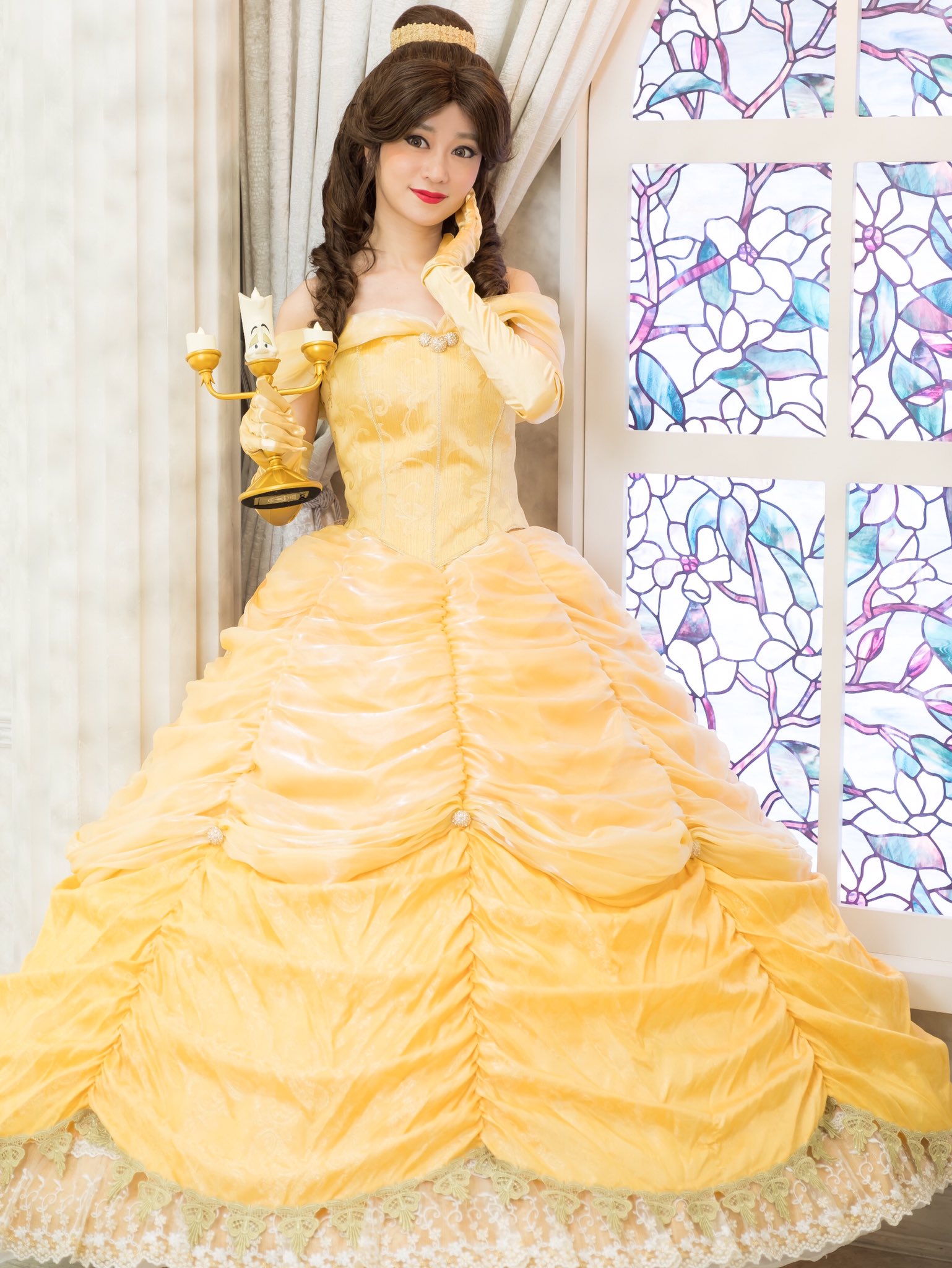 ちはる 美女と野獣 ベルのイエロードレス シーハニのドレスとパニエのボリュームすごい ﾟdﾟ ベル のドレスってケーキみたい お菓子みたい Dハロ Dハロ仮装 T Co 5c2ciydoi5 Twitter